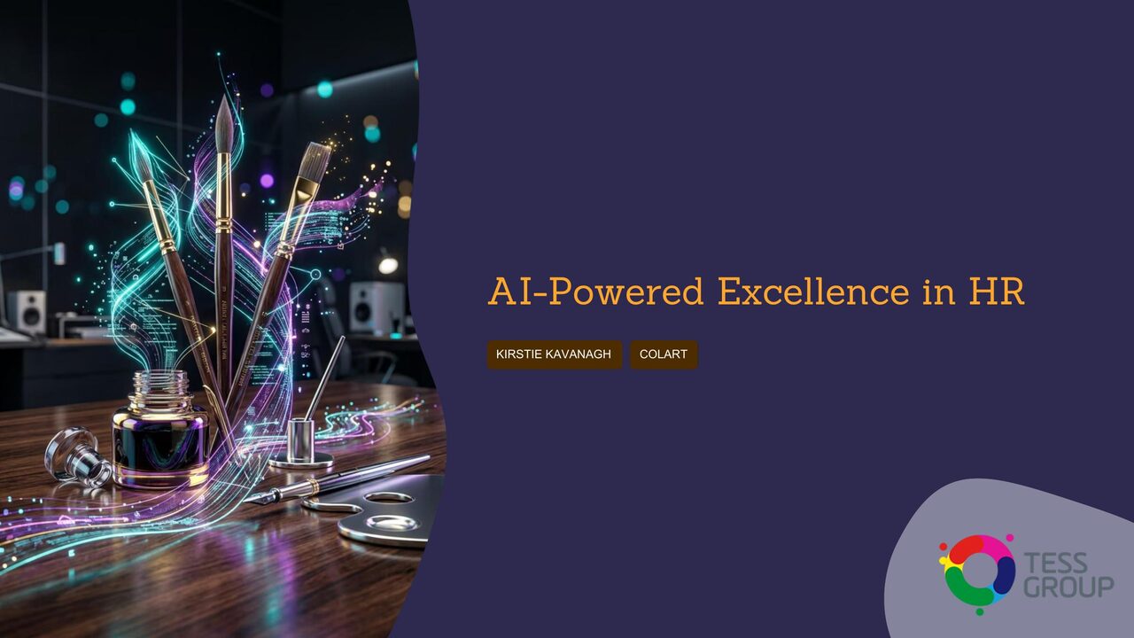 AI-Powered Excellence in HR, the TESS Group session delivered to Colart by Kirstie Kavanagh