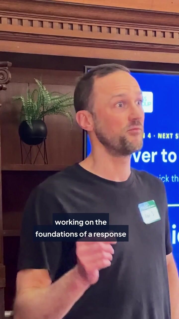 Alex, AI & Automation Level 4 apprentice, speaking at a TESS AI workshop