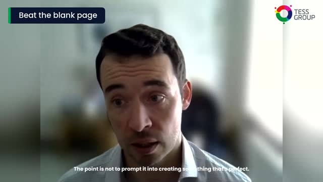 Beat the Blank Page — TESS AI workshop clip