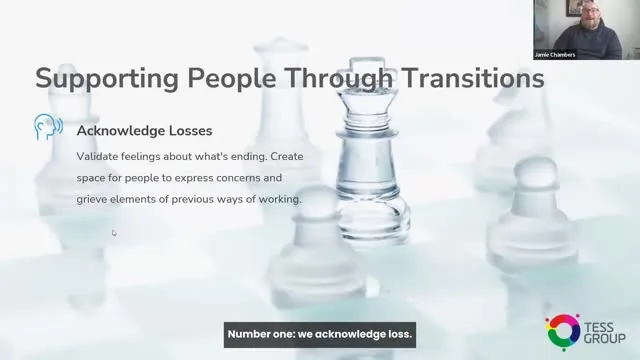 Change Is a Form of Loss, TESS workshop clip